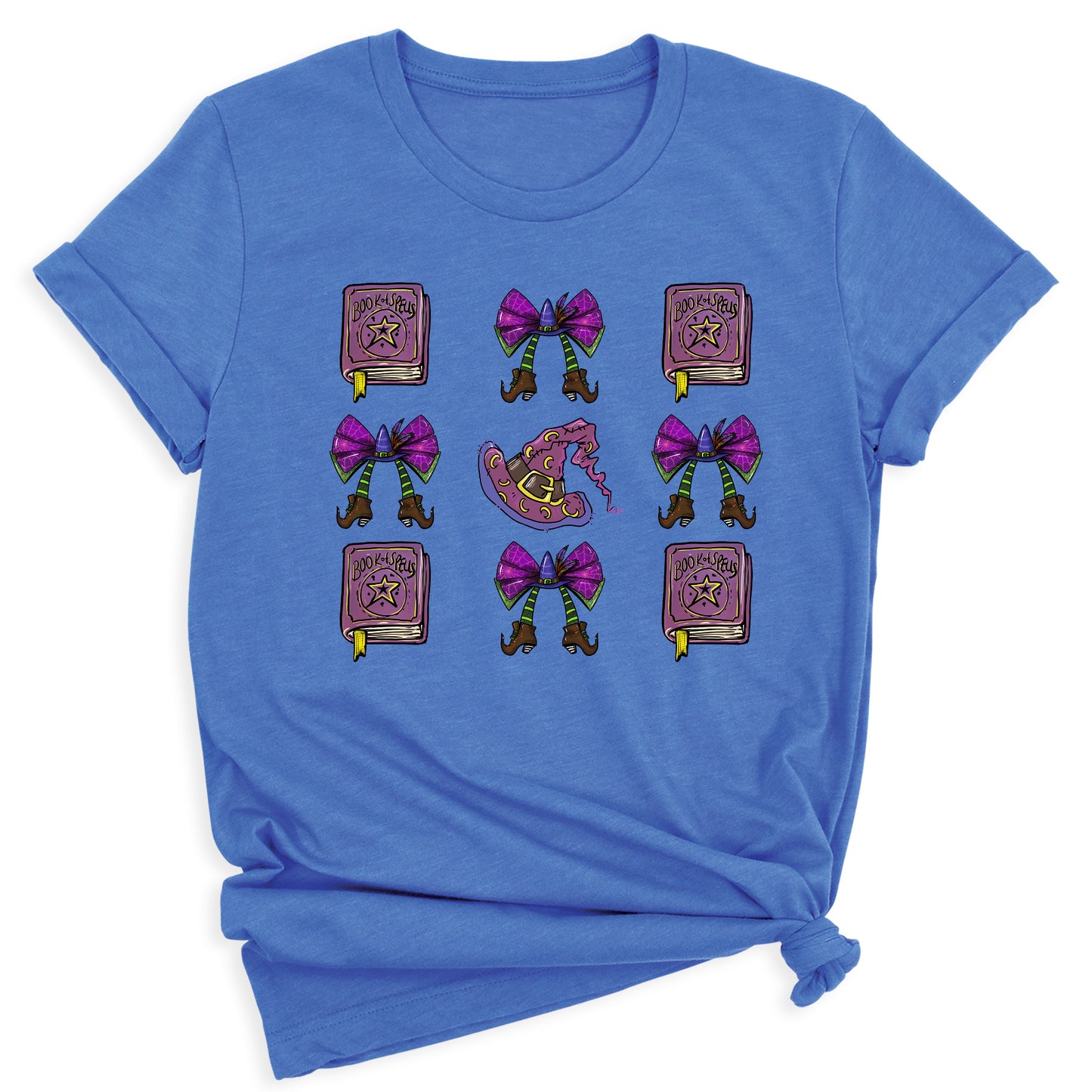 Halloween Witch Hat Shirt – Coquette Bow Tee, Spooky Season Outfit for Women