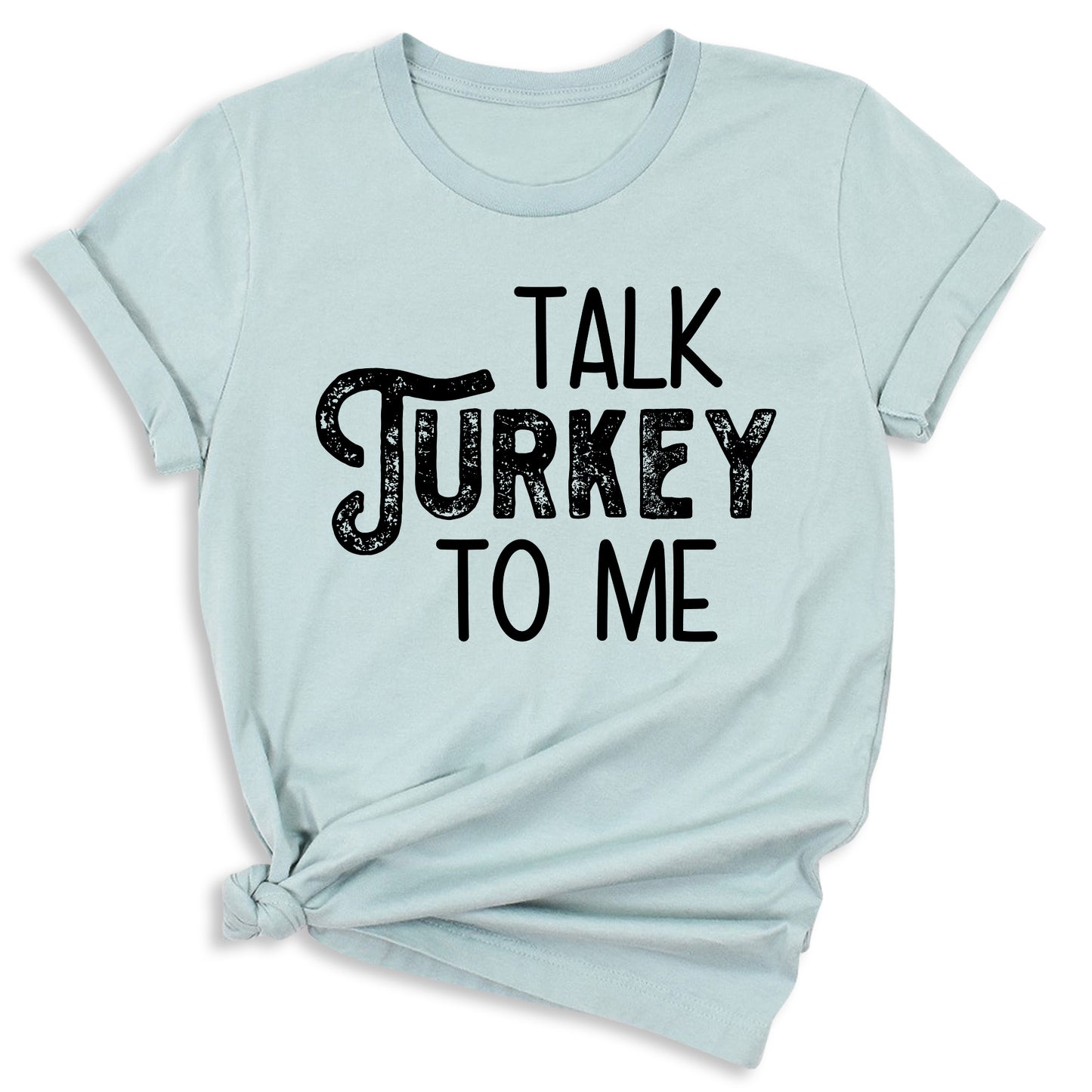 Family Thanksgiving Matching Shirts, Talk Turkey To Me, Cute Turkey Tee, Fall Pumpkin Shirt for Women & Men