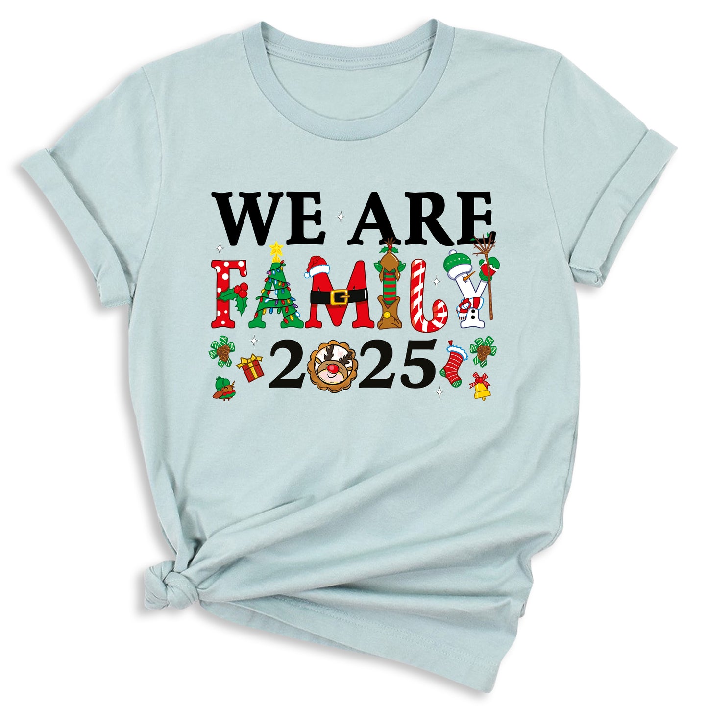 2025 Christmas Crew Shirt – Family Matching Holiday Party Tee