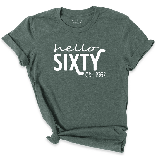 hello sixty t shirt
