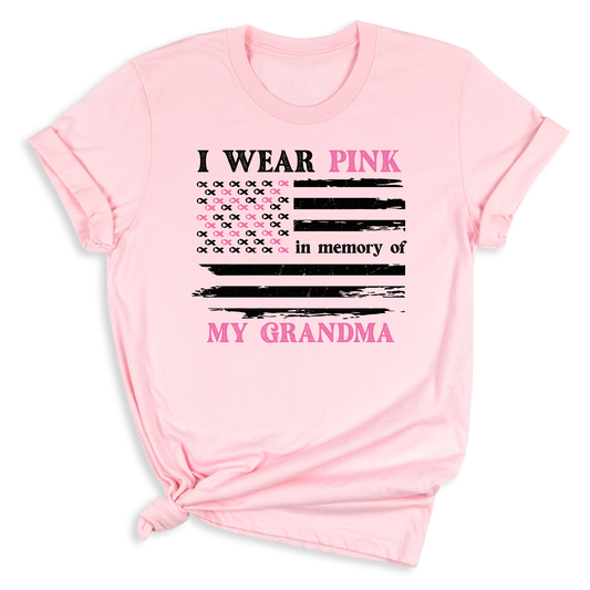ı wear pink in memory of my grandma