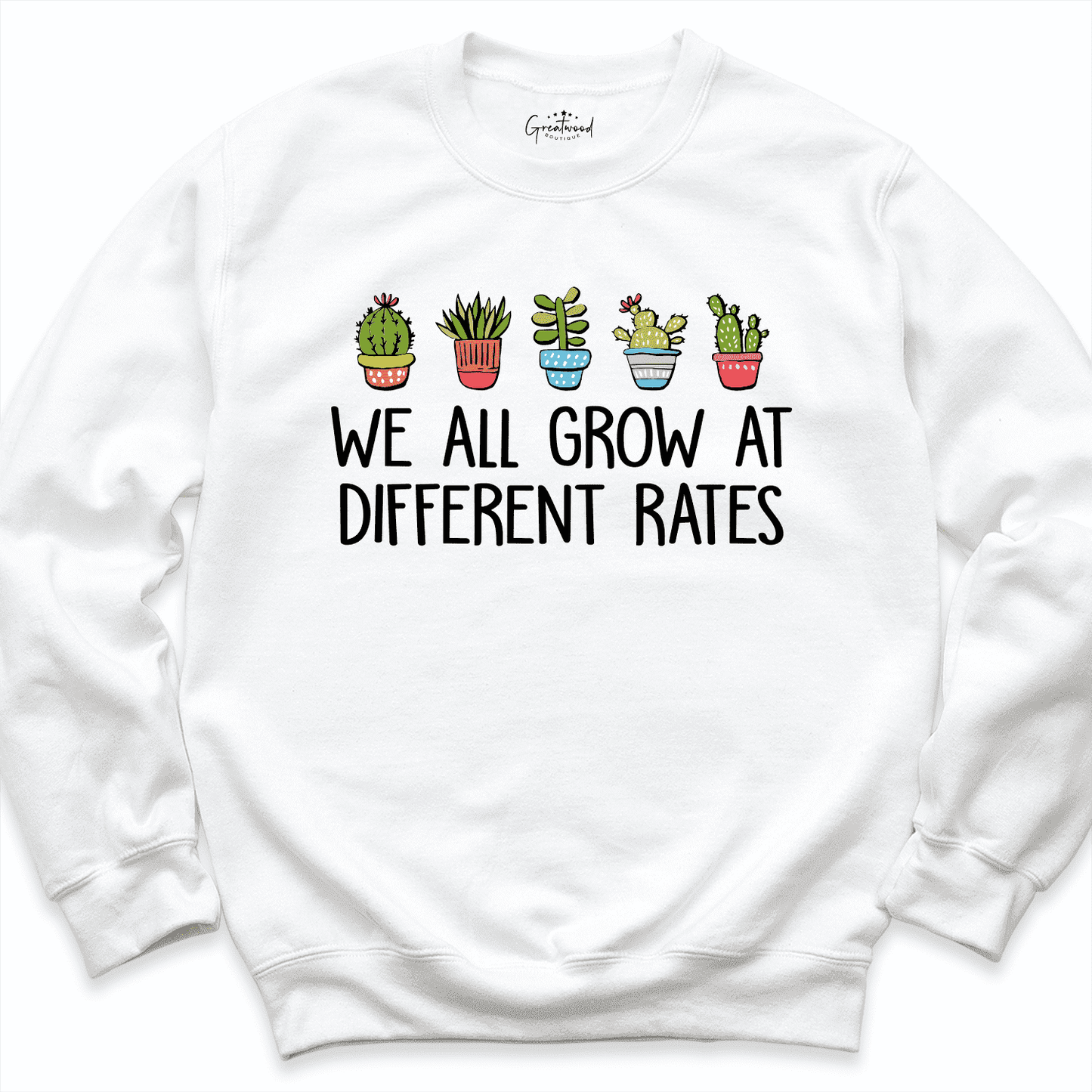 Inspirational Teacher Sweatshirt White - Greatwood Boutique