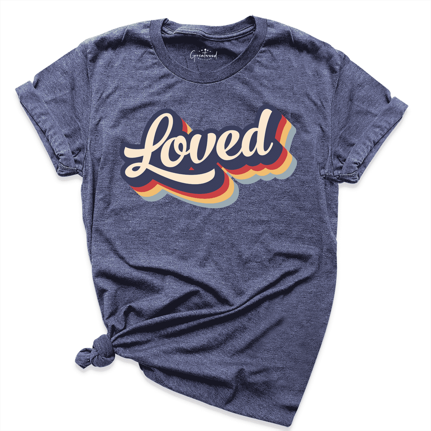 Retro Loved Shirt Navy - Greatwood Boutique