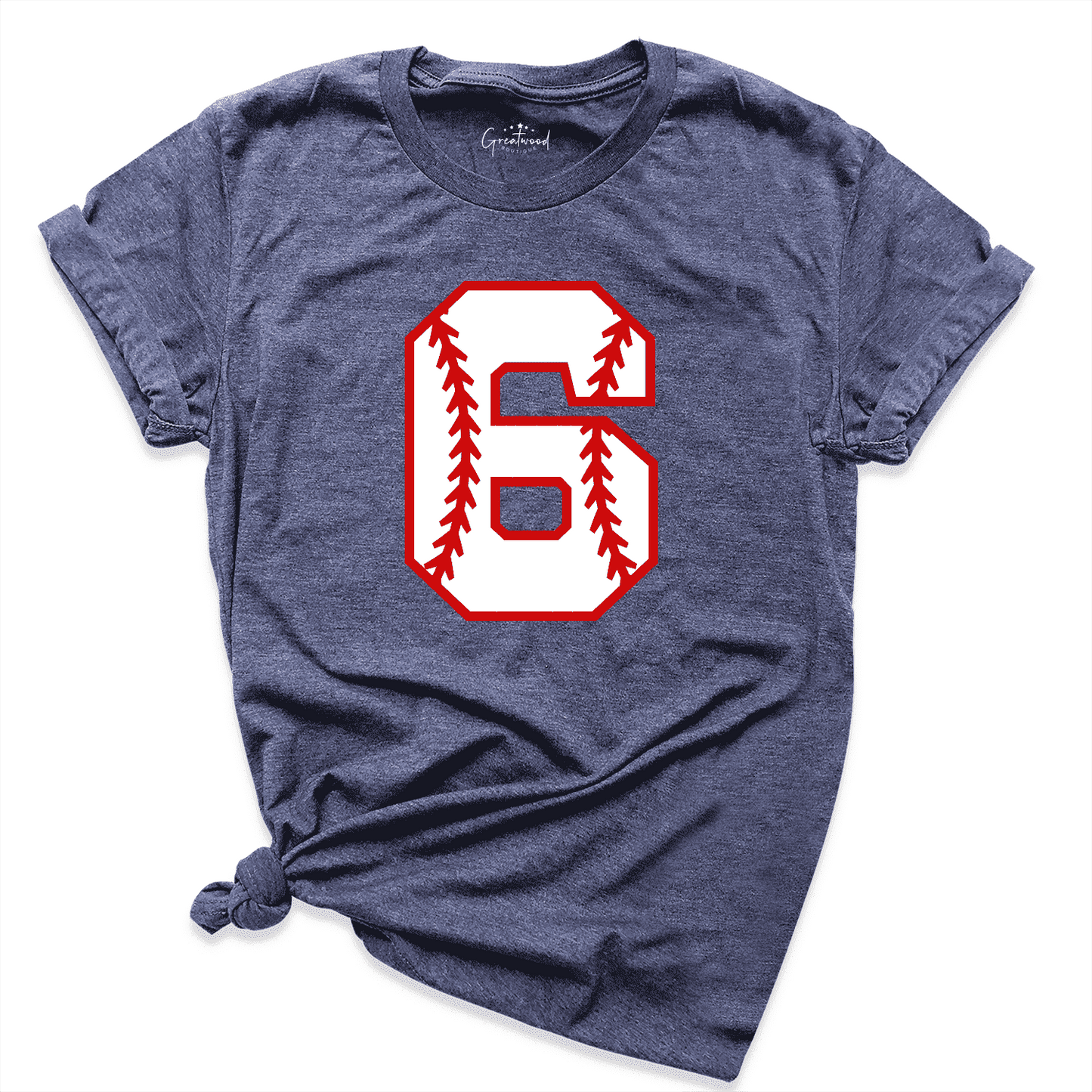 Softball Numbers Shirt Navy - Greatwood Boutique
