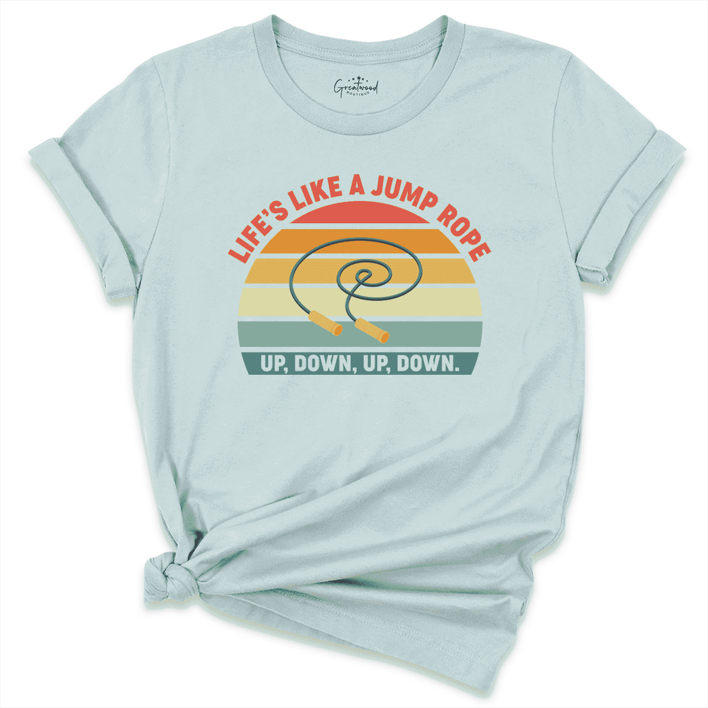 Jump Rope Shirt Blue - Greatwood Boutique