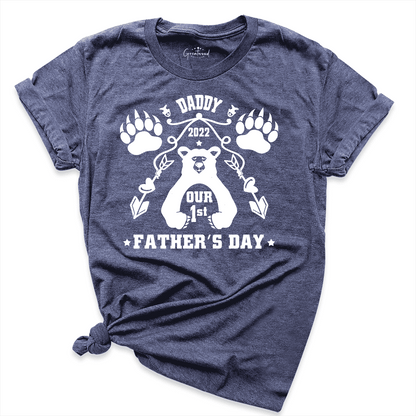 First Father's Day Shirt Navy - Greatwood Boutigue