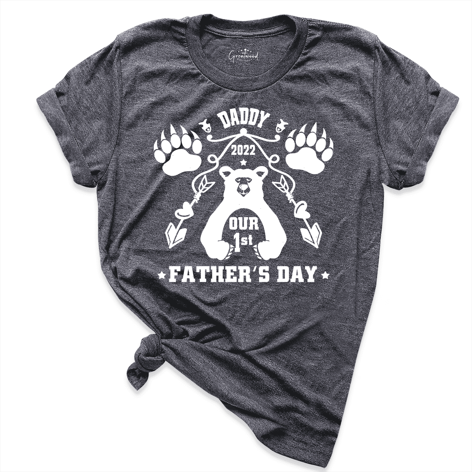 First Father's Day Shirt D.Grey - Greatwood Boutigue