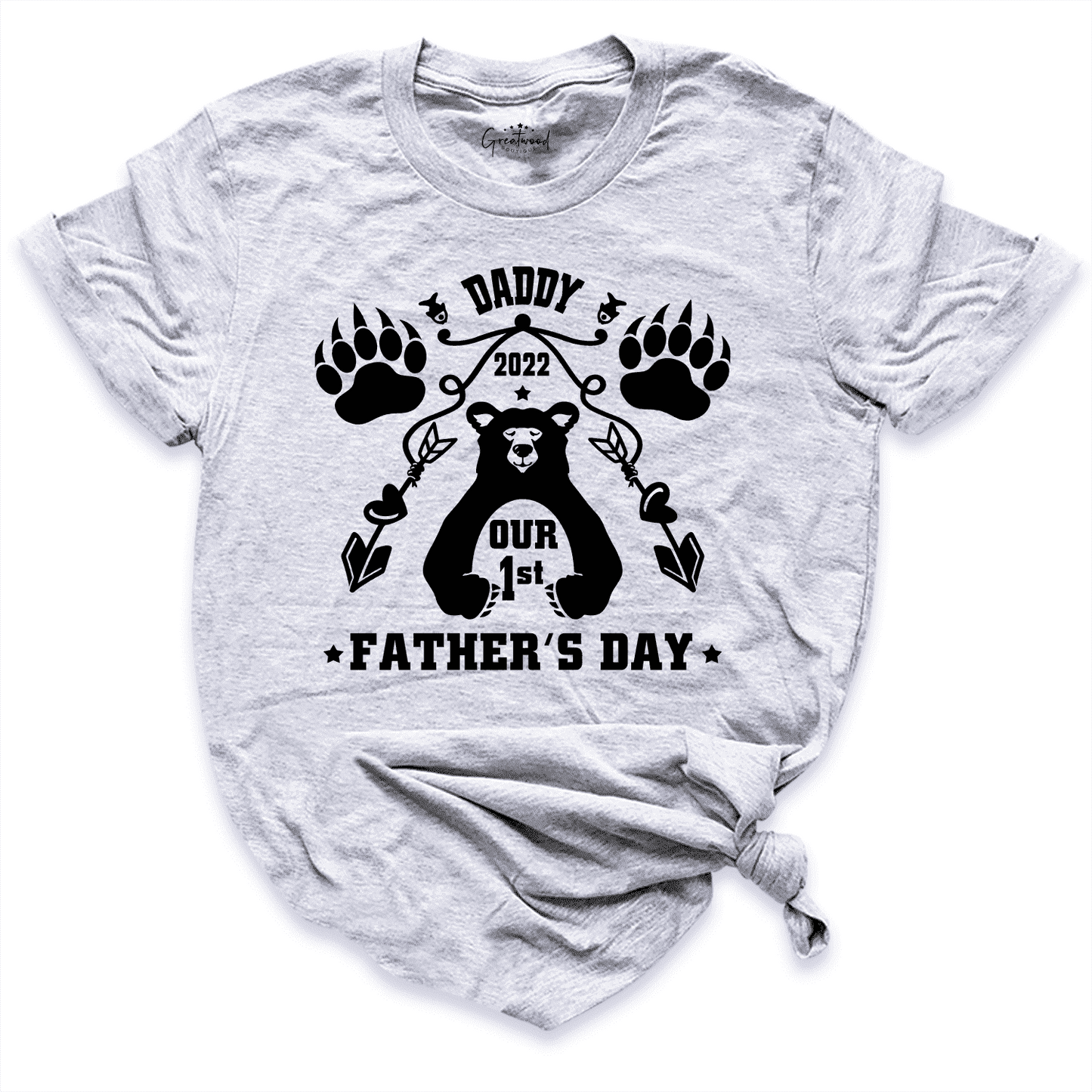 First Father's Day Shirt L.Grey - Greatwood Boutigue