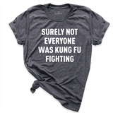 Kung-Fu Fighting Mens Shirt D.Grey - Greatwood Boutique