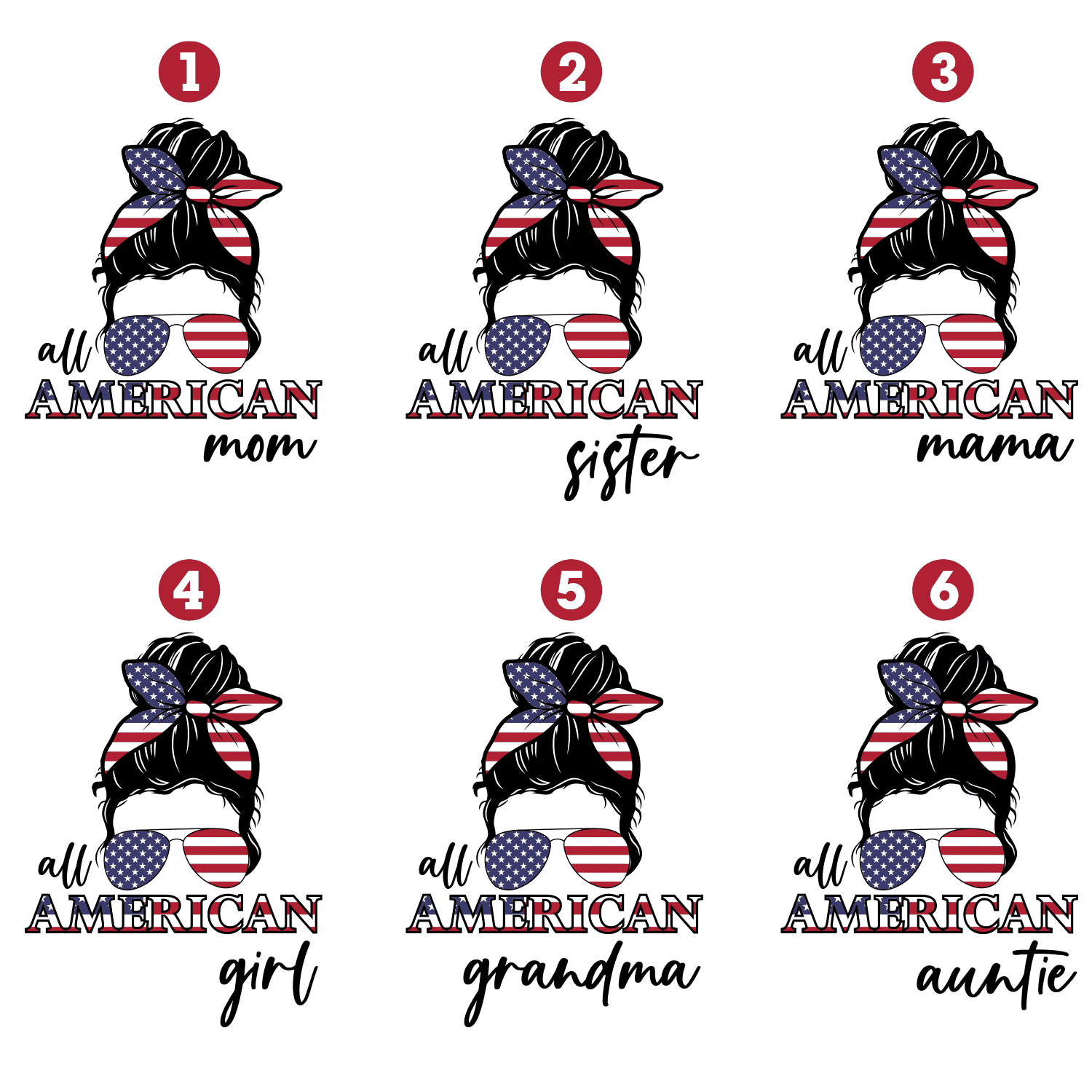 All American Family Shirt - Greatwood Boutique
