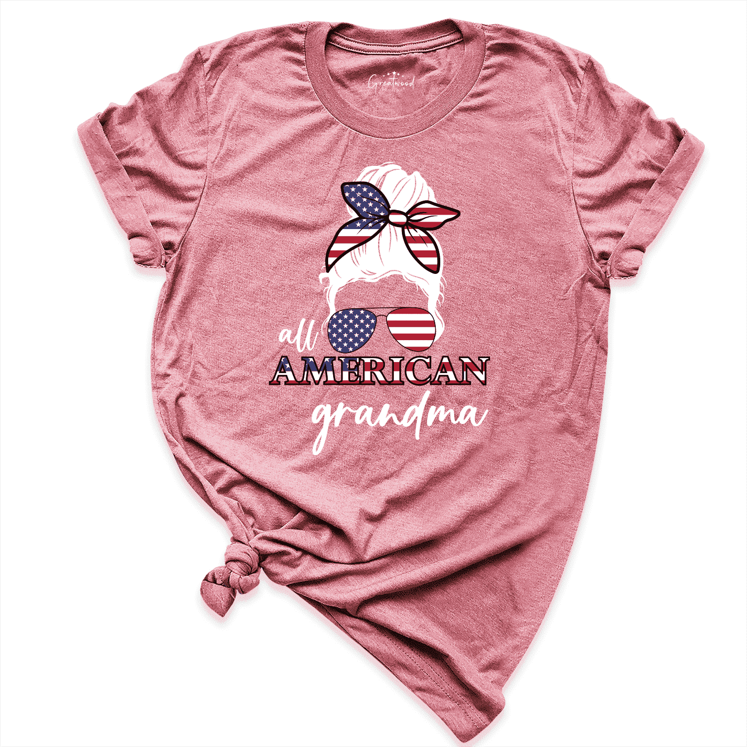 All American Family Shirt Mauve - Greatwood Boutique