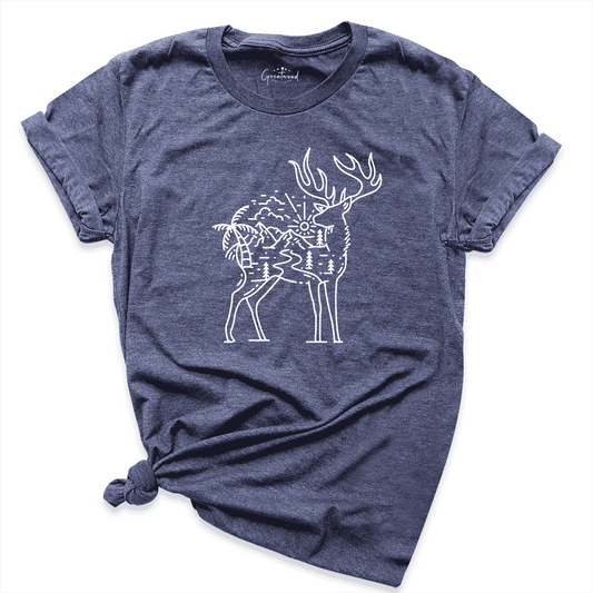 Moose Shirt Navy - Greatwood Boutique