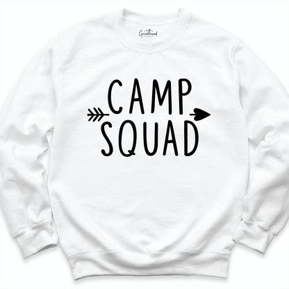Camp Squad Sweatshirt White - Greatwood Boutique