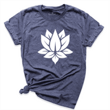 Lotus Flower Shirt Navy - Greatwood Boutique