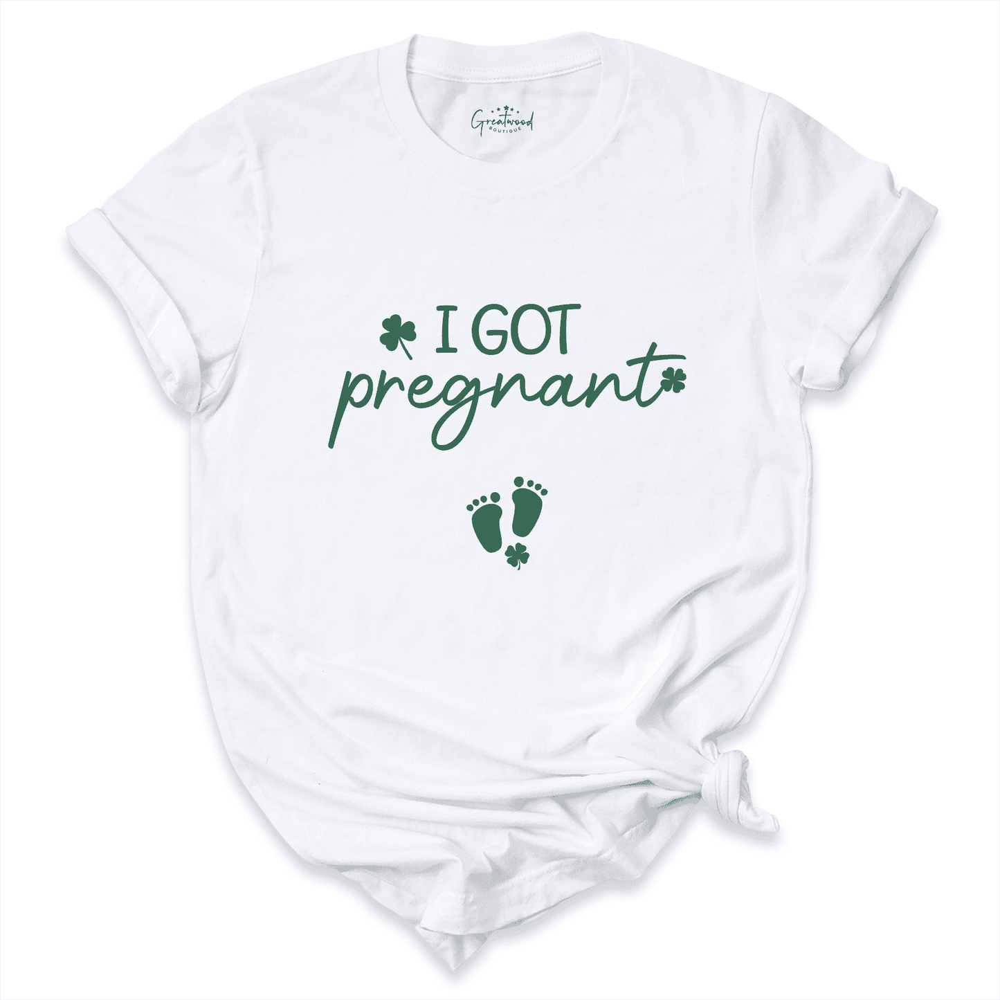 I Got Lucky I Got Pregnant Shirt