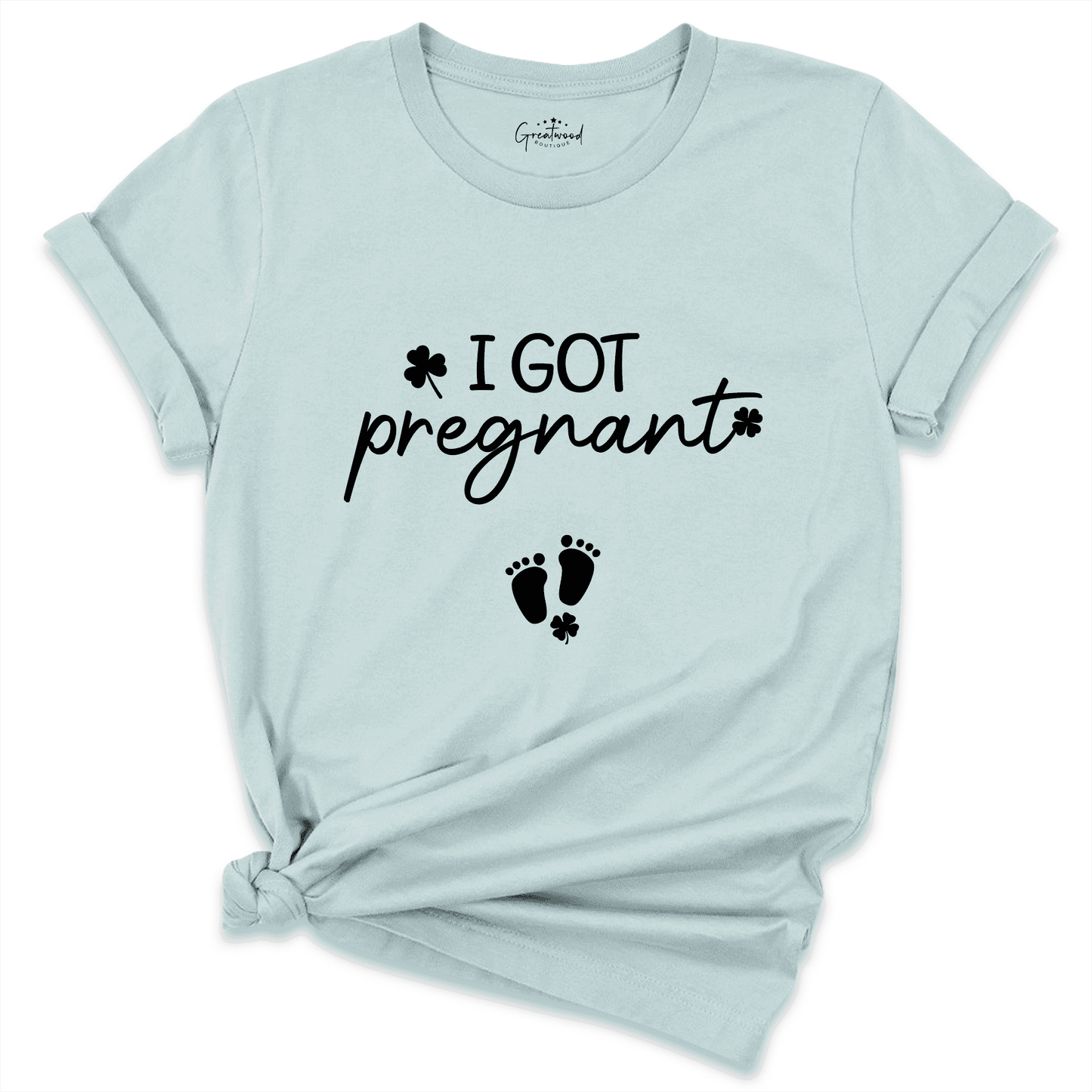 I Got Lucky I Got Pregnant Shirt