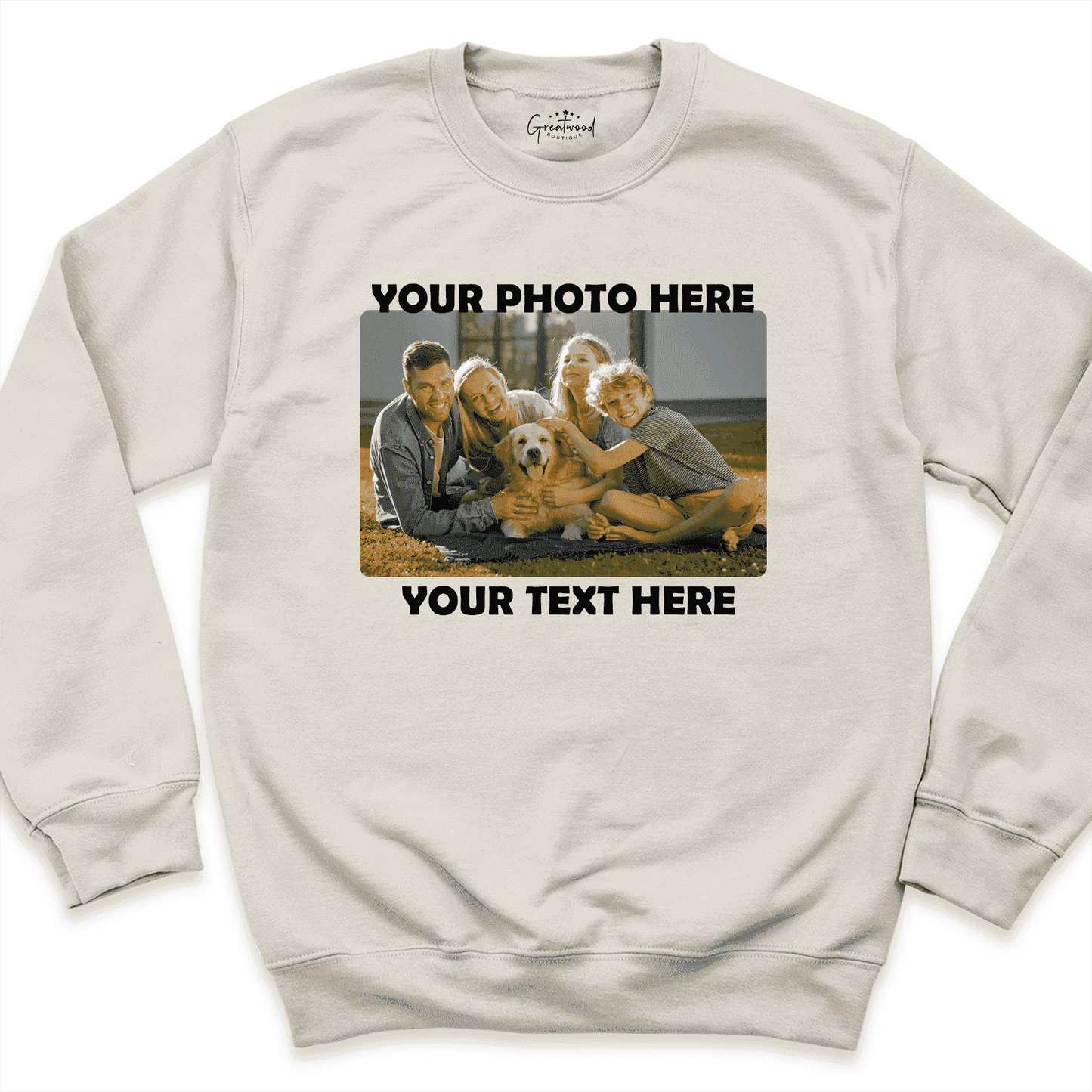 Custom Photo And Text Shirt