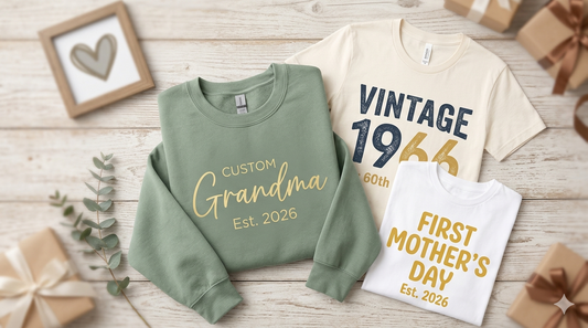 The New "Est. 2026": Why Customized Year Apparel is the Ultimate Milestone Gift