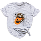 Leopard Lips & Pumpkin Tongue Halloween Graphic Tee – Witches & Halloweentown Shirt