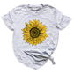 Cute Sunflower Shirt – Flower Garden Graphic Tee for Women, Mother's Day Gift