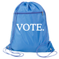 VOTE Drawstring Backpack Bag – 11 Colors | Durable Cinch Pack with Front Pocket