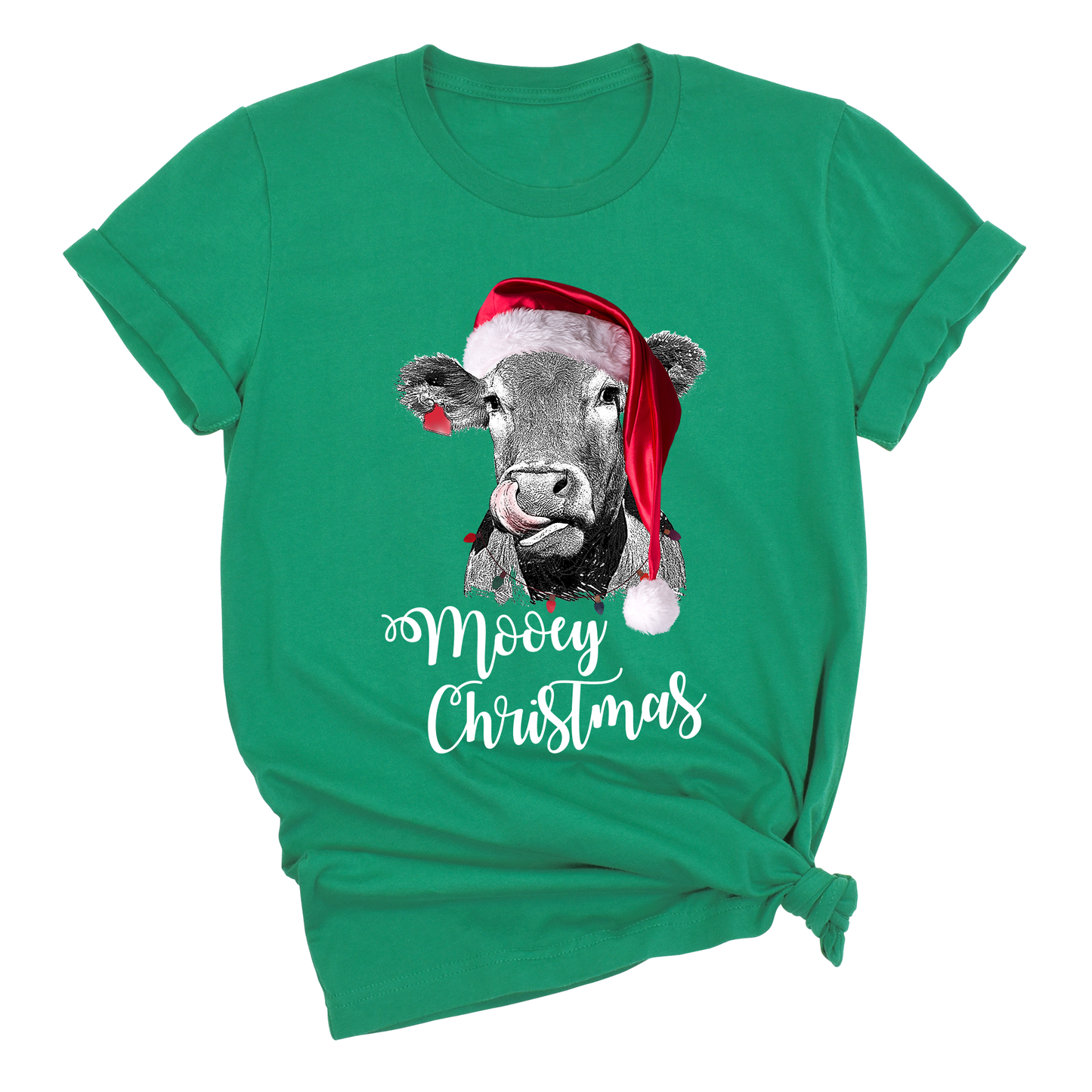 Mooey Christmas Shirt – Funny Cow Holiday Graphic Tee for Winter