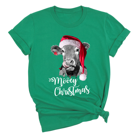 Mooey Christmas Shirt – Funny Cow Holiday Graphic Tee for Winter