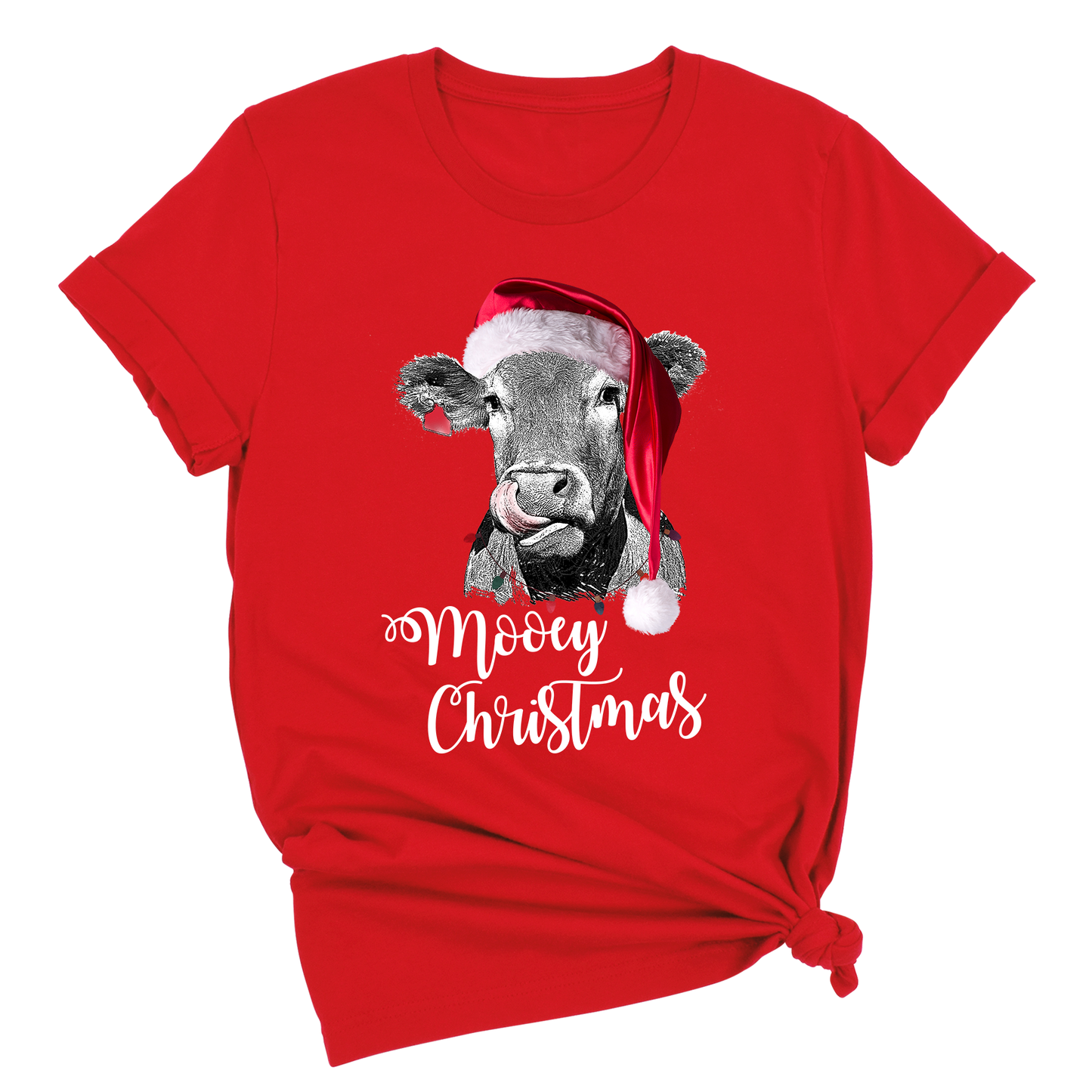Mooey Christmas Shirt – Funny Cow Holiday Graphic Tee for Winter