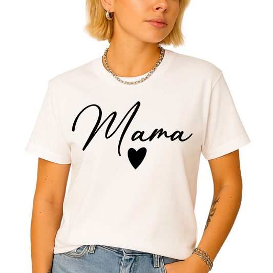 Mama Heart Shirt – Cute Mom Life Graphic Tee, Mother’s Day Gift