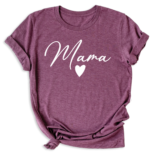 Mama Heart Shirt – Cute Mom Life Graphic Tee, Mother’s Day Gift