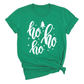 Cute Ho Ho Ho Christmas T-Shirt – Santa Holiday Shirt for Women & Men