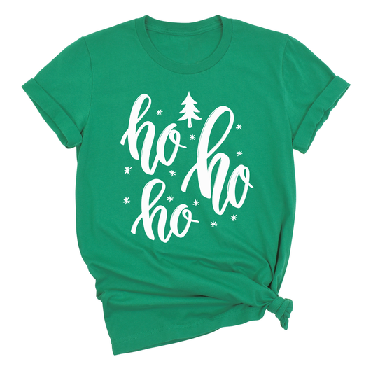 Cute Ho Ho Ho Christmas T-Shirt – Santa Holiday Shirt for Women & Men