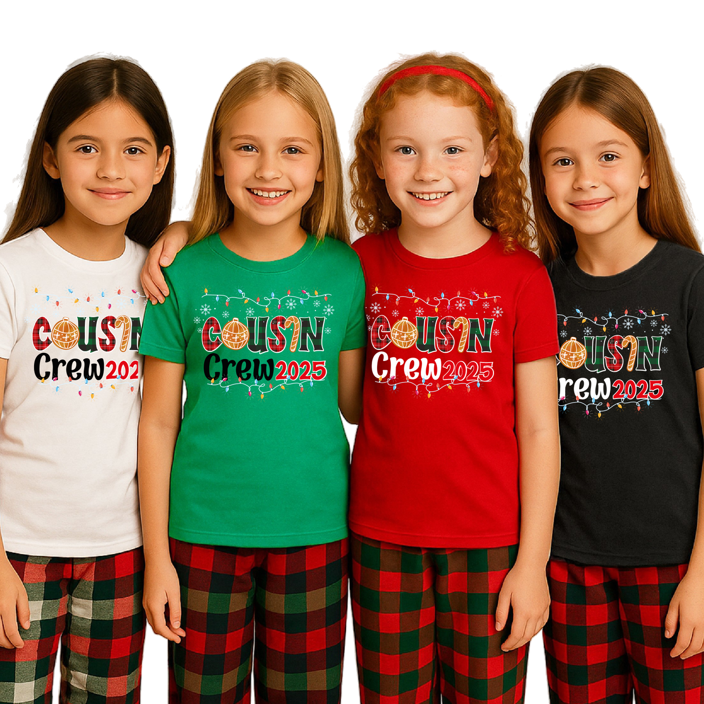 Cousin Crew 2025 Christmas Shirt – Matching Family Holiday Tee, Christmas Cousins T-Shirt