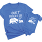 Our First Fathers Day Dad and Baby Matching Shirts | Bear Design