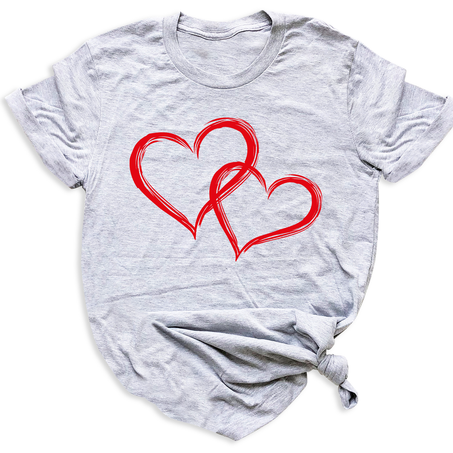 Valentine’s Day Heart Shirt – Retro Love Tee for Couples & Women
