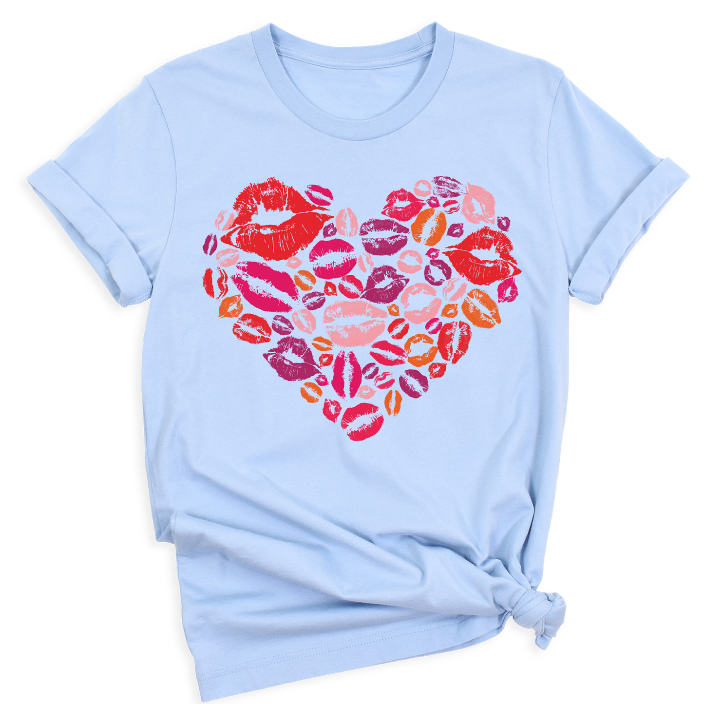 Heart Lips Valentine Shirt – Cute Kissing Lips Love Tee