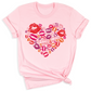 Heart Lips Valentine Shirt – Cute Kissing Lips Love Tee