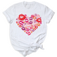 Heart Lips Valentine Shirt – Cute Kissing Lips Love Tee