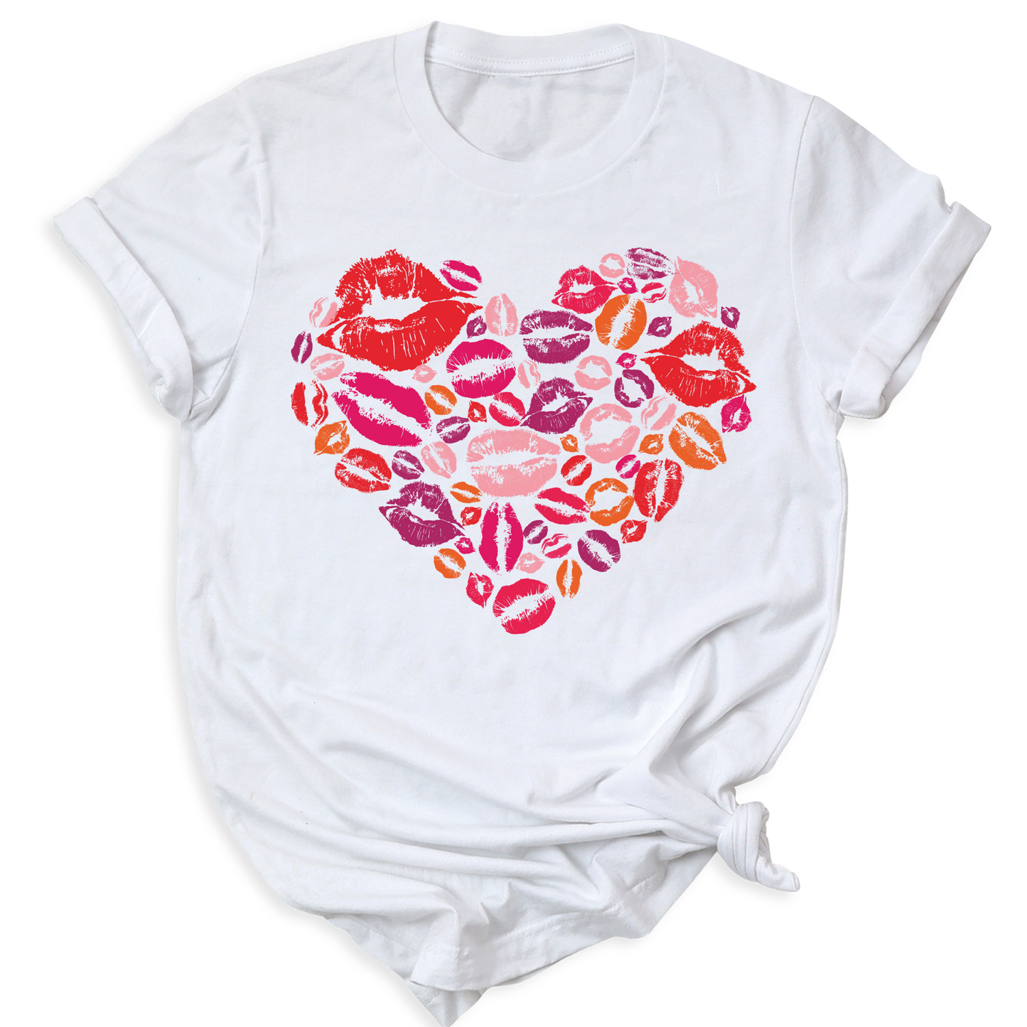 Heart Lips Valentine Shirt – Cute Kissing Lips Love Tee
