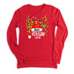  red christmas crew tee