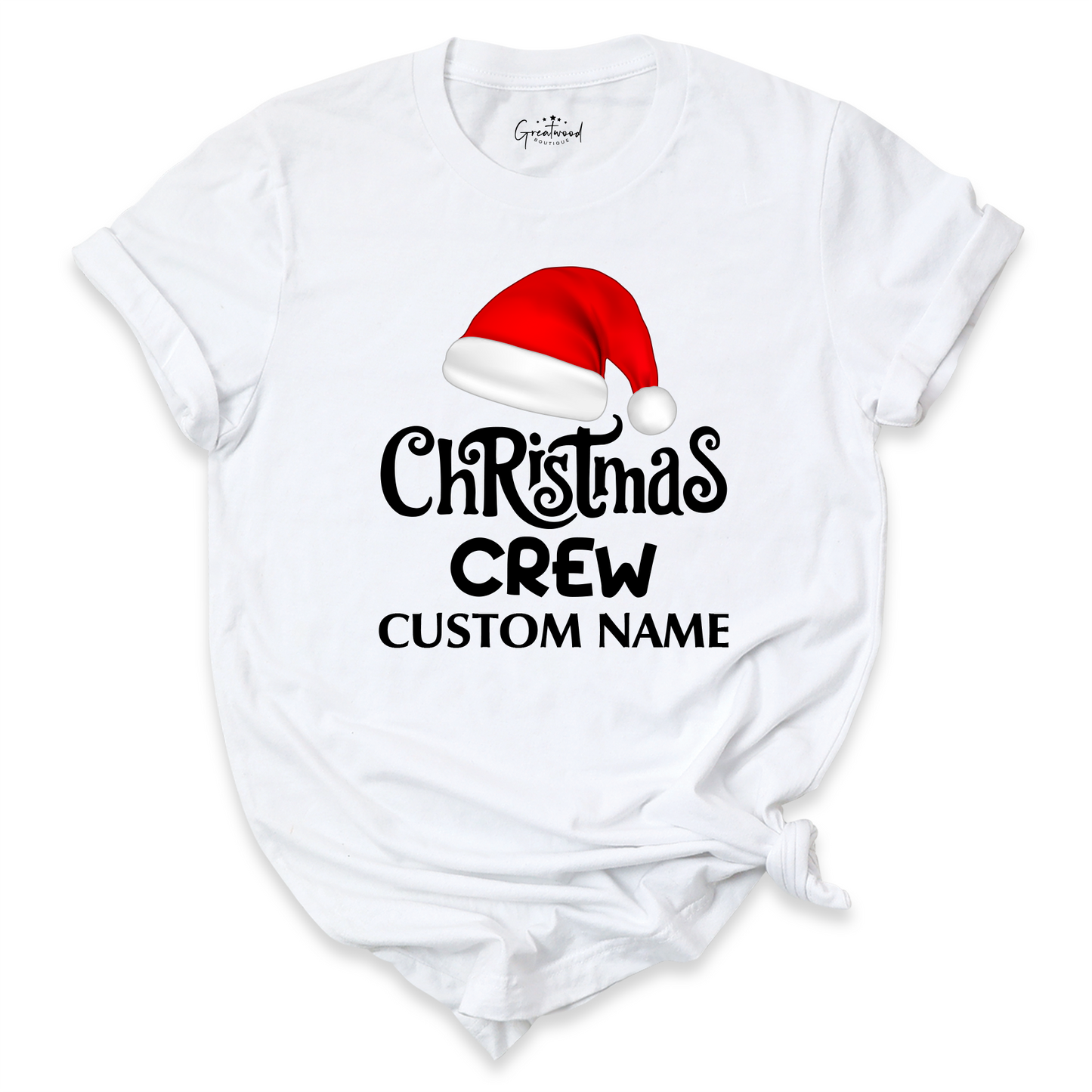 Custom Christmas Crew 2025 Shirt – Matching Family Holiday Tee, Personalized Christmas Shirts