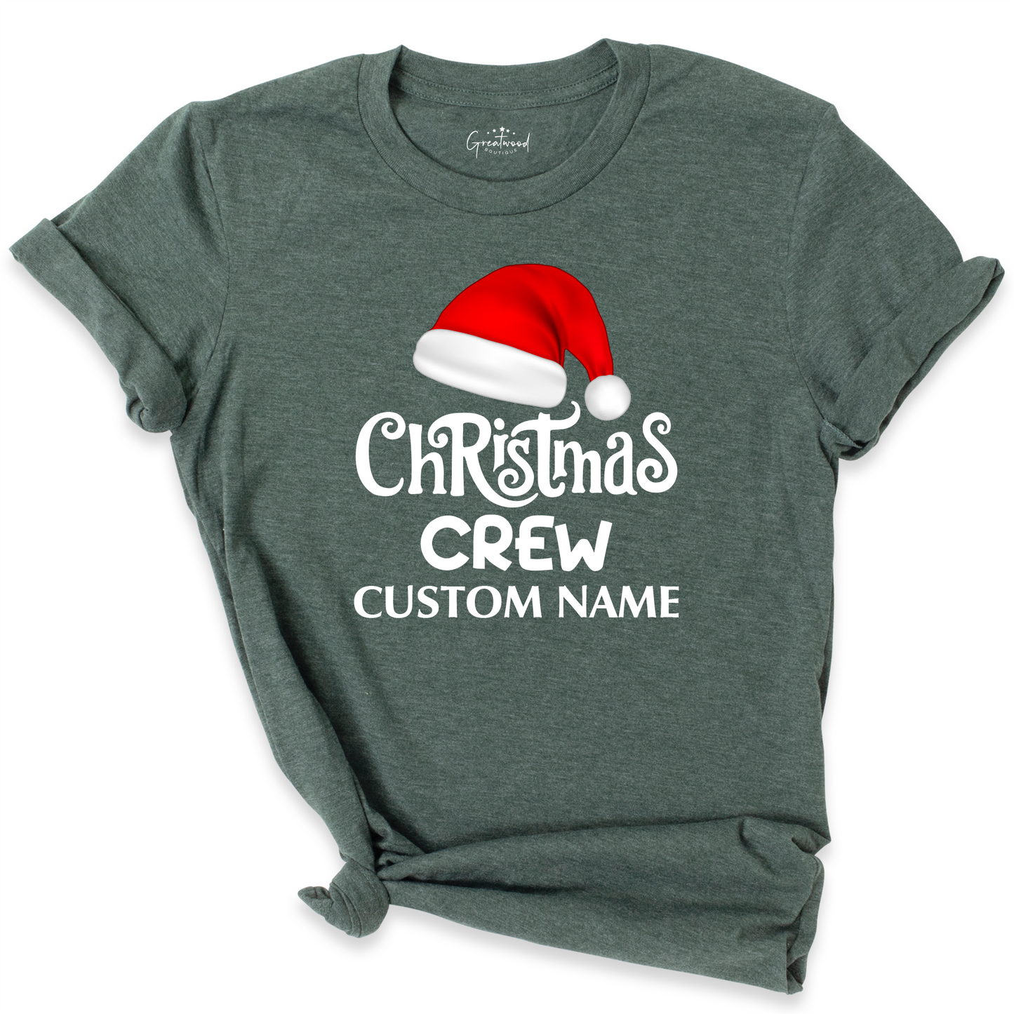 Custom Christmas Crew 2025 Shirt – Matching Family Holiday Tee, Personalized Christmas Shirts