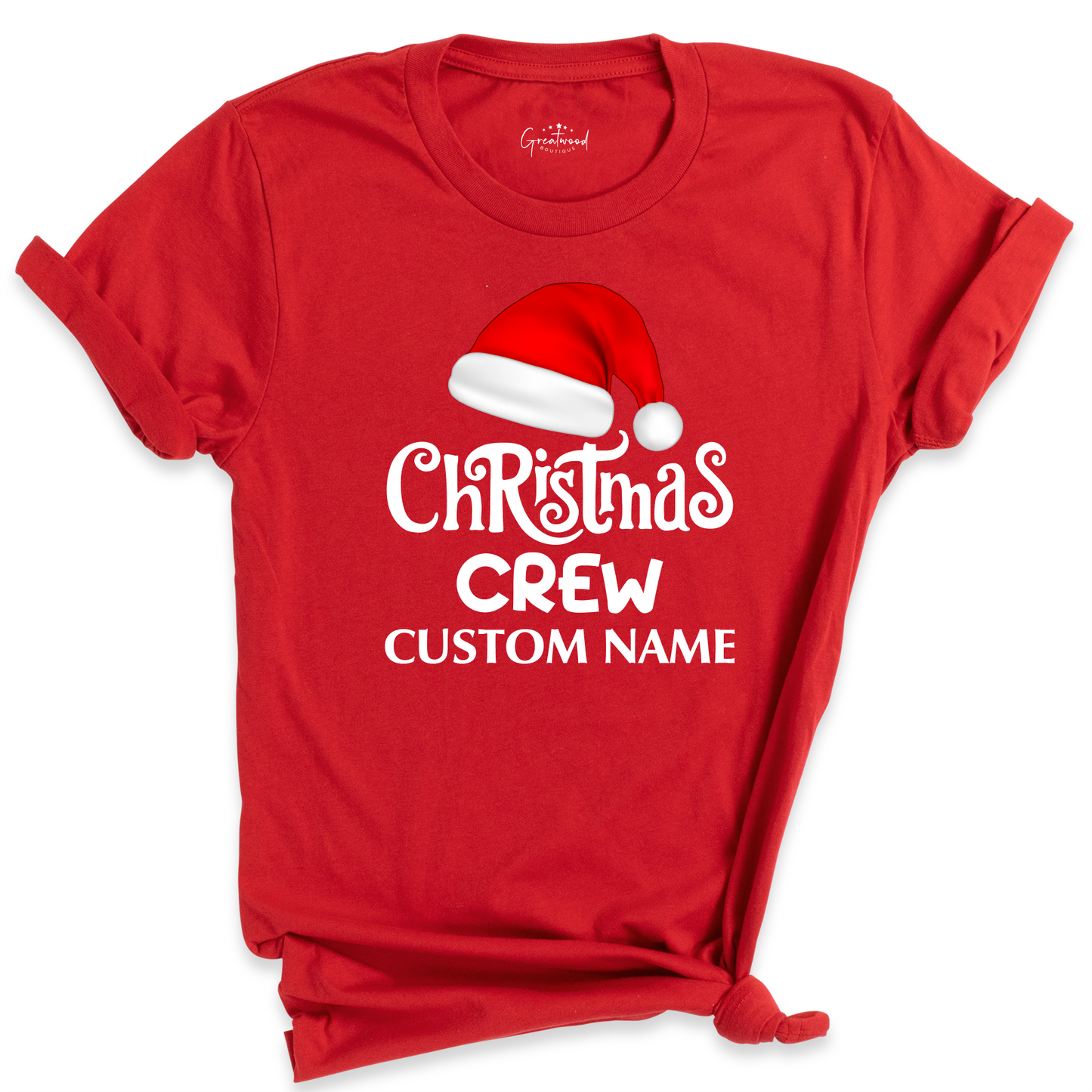 Custom Christmas Crew 2025 Shirt – Matching Family Holiday Tee, Personalized Christmas Shirts