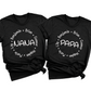Personalized Nana Papa Shirt with Kids Names Custom Mama & Dada Gift