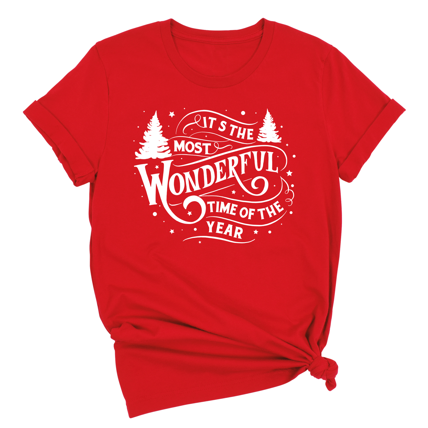 Most Wonderful Time of the Year Christmas T-Shirt – Holiday Graphic Tee, Winter Vacation & Family Matching Shirt
