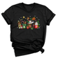 Christmas Latte Coffee T-Shirt – Holiday Coffee Lover Tee, Cute Xmas Shirt with Mugs & Christmas Tree Design