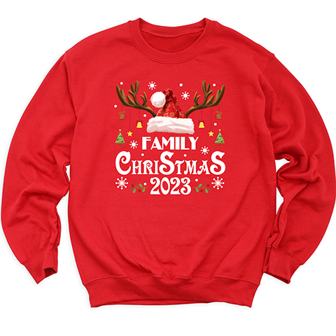 fast delivery 2023 christmas family tee