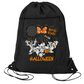 Not So Scary Disney Halloween Drawstring Bag – Mickey & Minnie Trick or Treat Cinch Backpack