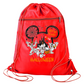 Not So Scary Disney Halloween Drawstring Bag – Mickey & Minnie Trick or Treat Cinch Backpack