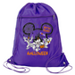 Not So Scary Disney Halloween Drawstring Bag – Mickey & Minnie Trick or Treat Cinch Backpack